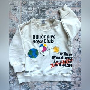 BBC BILLIONAIRE BOYS CLUB TODDLER SWEATSHIRT 4T